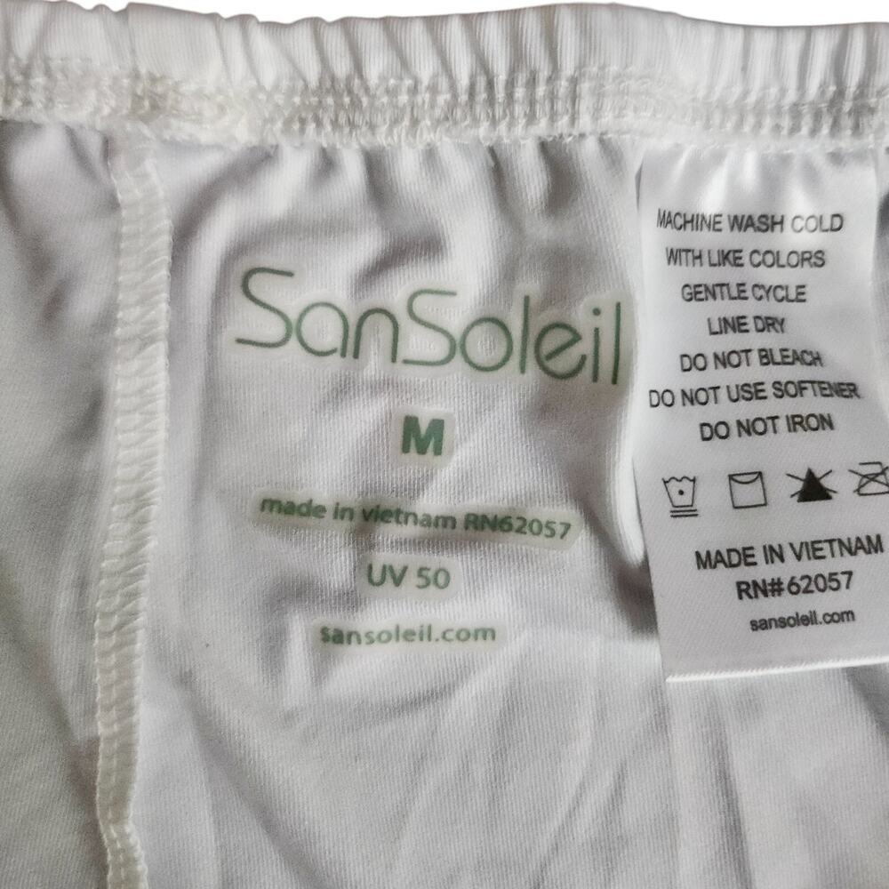 SAN SOLEIL Golf Dress with shorts Medium Pink Floral 1/4 Zip UPV 50 NWT $139 - Picture 13 of 13